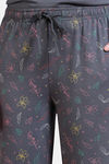 Zivame Shades of Joy Knit Cotton Pyjama Set - Iron Gate — thumbnail 6